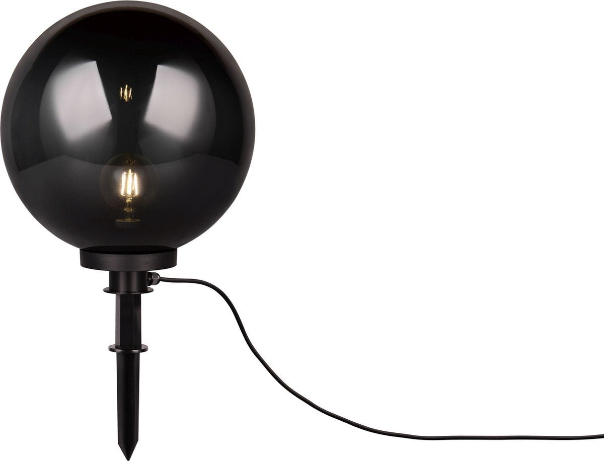 Rl live your light reality bolo - lampada da tavolo - colore fumo - escl. 1x e27 4w - illuminazione da esterno - ip44