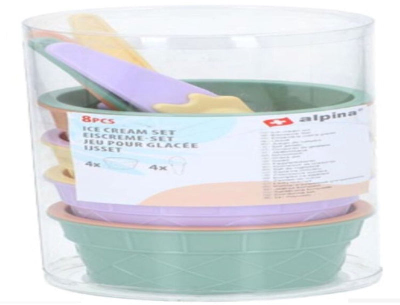 Alpina ice cream set 8pc
