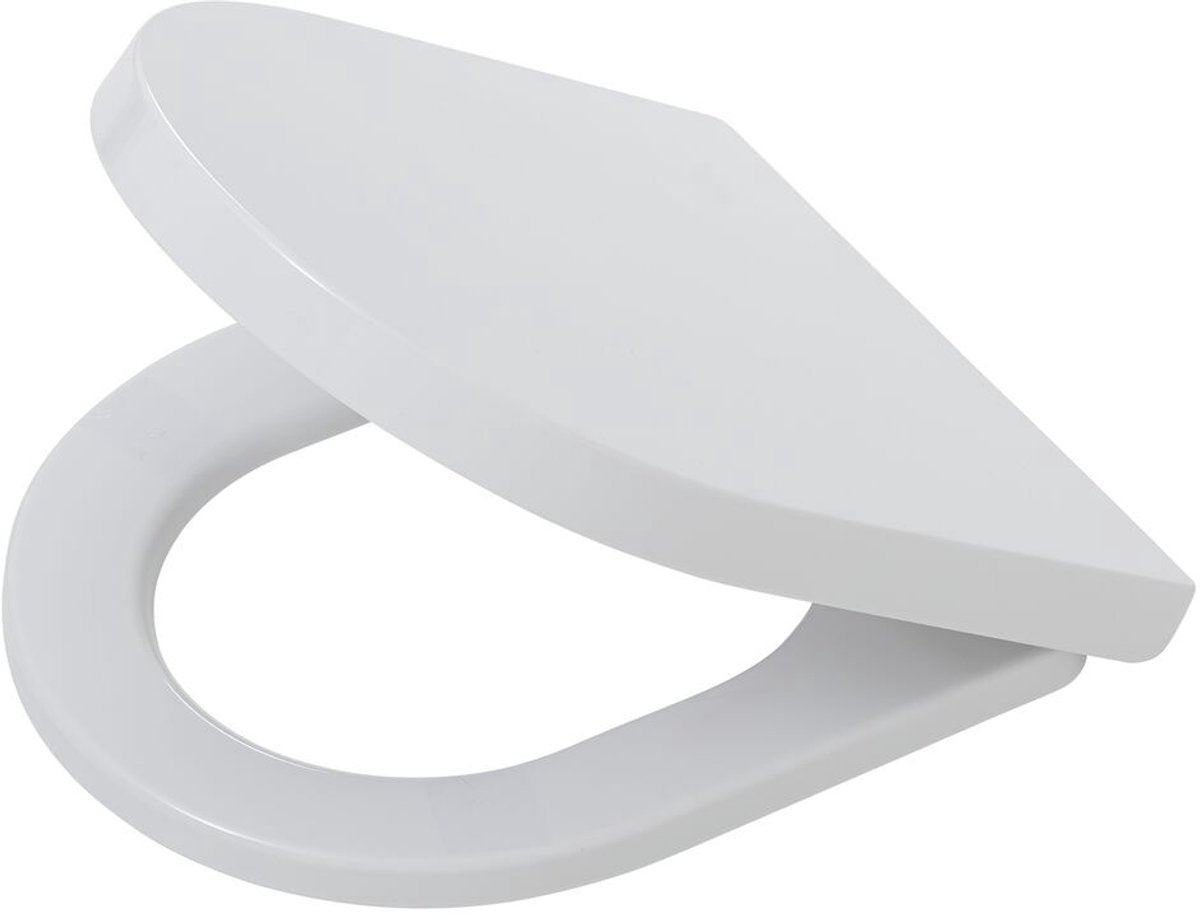 Tiger Vermont - sedile WC con coperchio - 100% materiale termoplastico riciclato - bianco