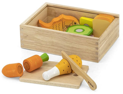 Viga cuttable food for the lunch box, 17 parts 1 set