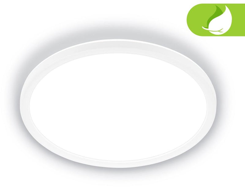 Briloner tava a - lámpara de techo led - ultra eficiente energéticamente - lámpara de techo con retroiluminación - 11w - 4.000 k - 2.400 lm - eek a - ø29 - blanco
