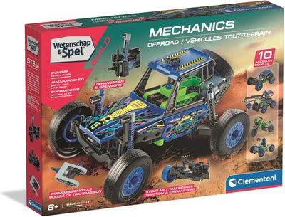 Clementoni Science and Spel - Mechanics Off Road Bouwset, 10 models