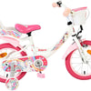 Bicicleta infantil Volare Unicorn - niña - 14 pulgadas - blanca