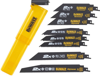 Dewalt dt2443l Set da 8 lame per sega alternativa in robusta custodia