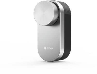 Ezviz dl01 pro smart lock – slim deurslot met bluetooth – sleutelloos, automatische vergrendeling, toegang via app – werkt met gateway – zilver