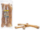 Beeztees rollo de piel de conejo con pelo 5 piezas - 35-45 cm - natural - - snacks para perros - masticables para perros