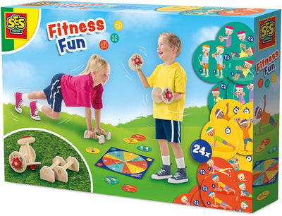 Ses Creative Fitness Fun – Giochi da esterno – per bambini dai 5 anni – 24 carte fitness