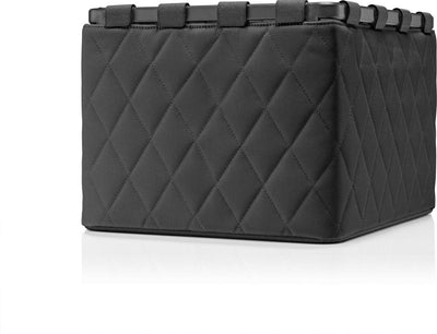 Caja de almacenamiento Reisenthel frame box m - 18l - marco rombo negro