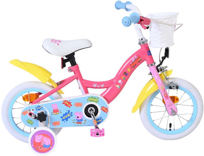 Bicicleta infantil Volare peppa - niña - 12 pulgadas - rosa