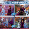 Educa - 4 puzzels - 50-80-100-150 stukjes - legpuzzel- disney frozen