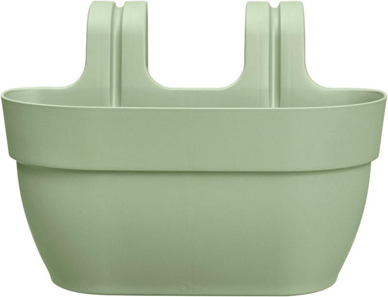 Elho vibia campana easy hanger m 36 - scatola da balcone con ganci per appendere - 100% plastica riciclata - ø 36,0 x h 26,5 cm - verde pistacchio