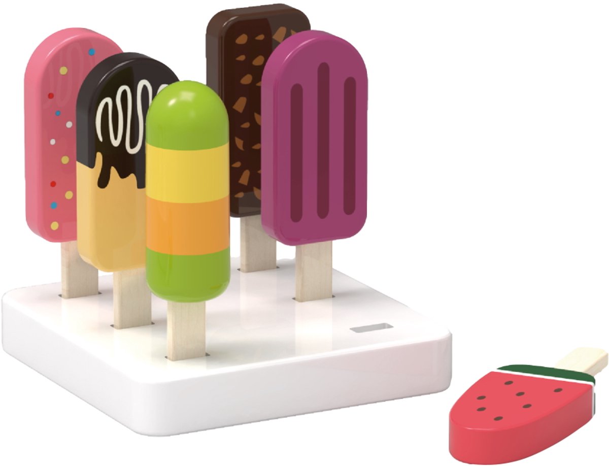 Viga 6 pezzi gelati giocattolo in legno 44528