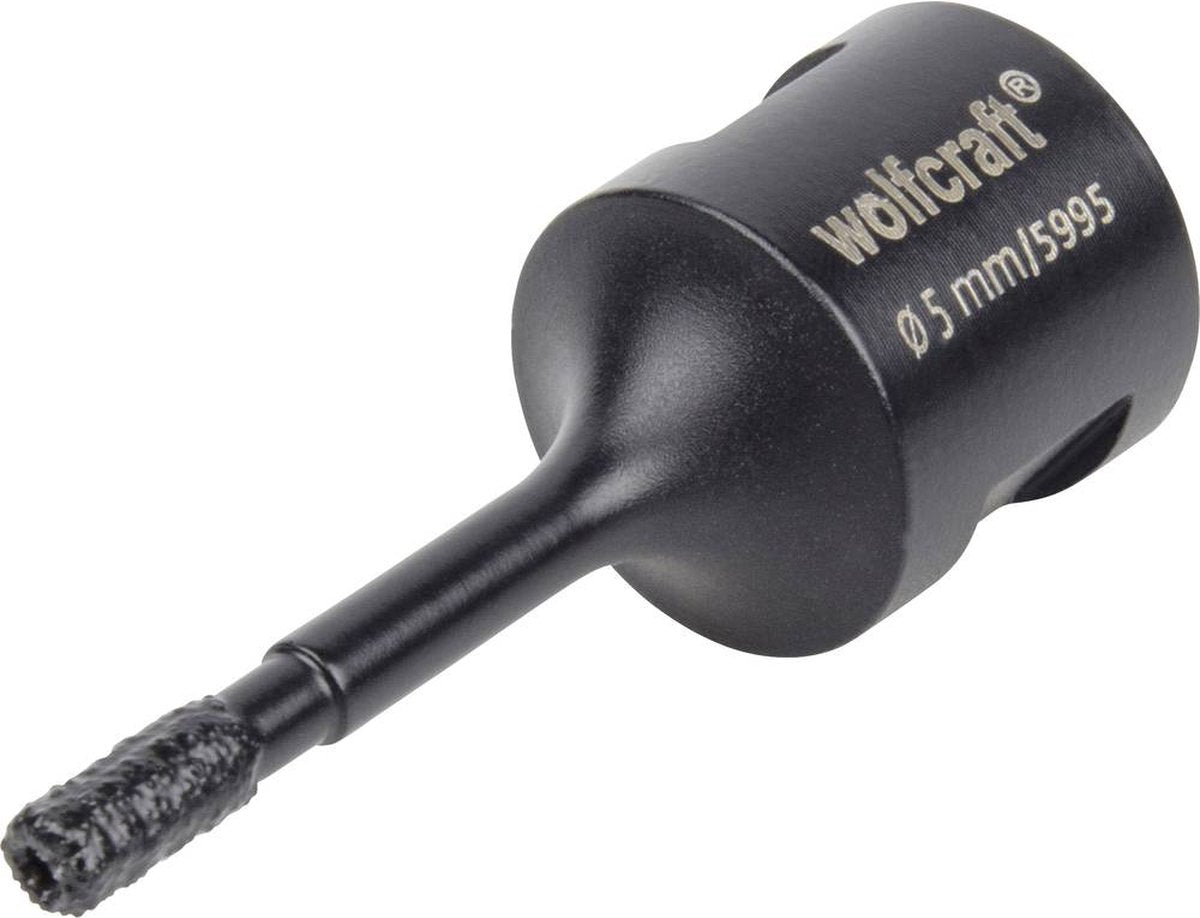 Wolfcraft - sega a tazza diamantata - punta diamantata - 5 mm - punta per piastrelle - per smerigliatrice angolare - 5995000