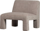 Poltrona in legno lavido - poliestere - naturale - 73x74x84