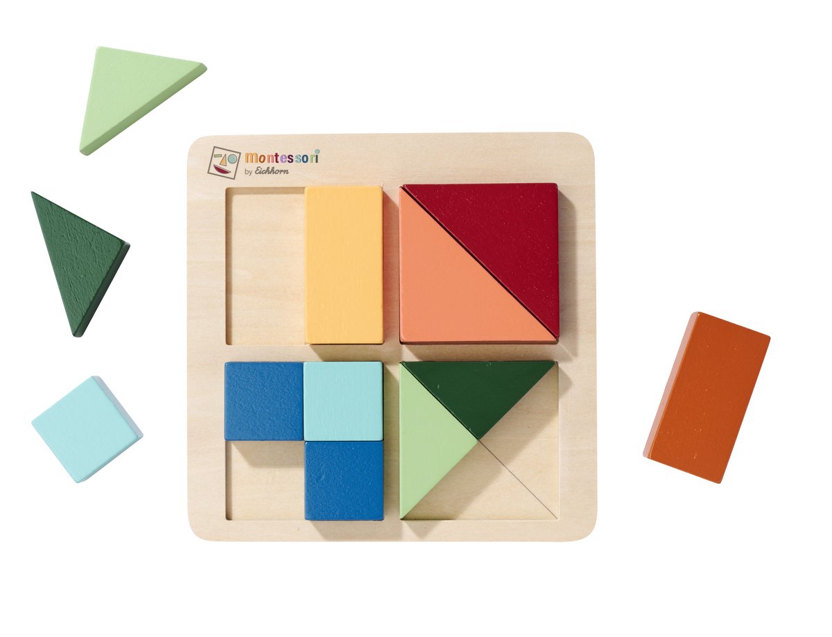 Rompecabezas de forma montessori de Eichhorn eh