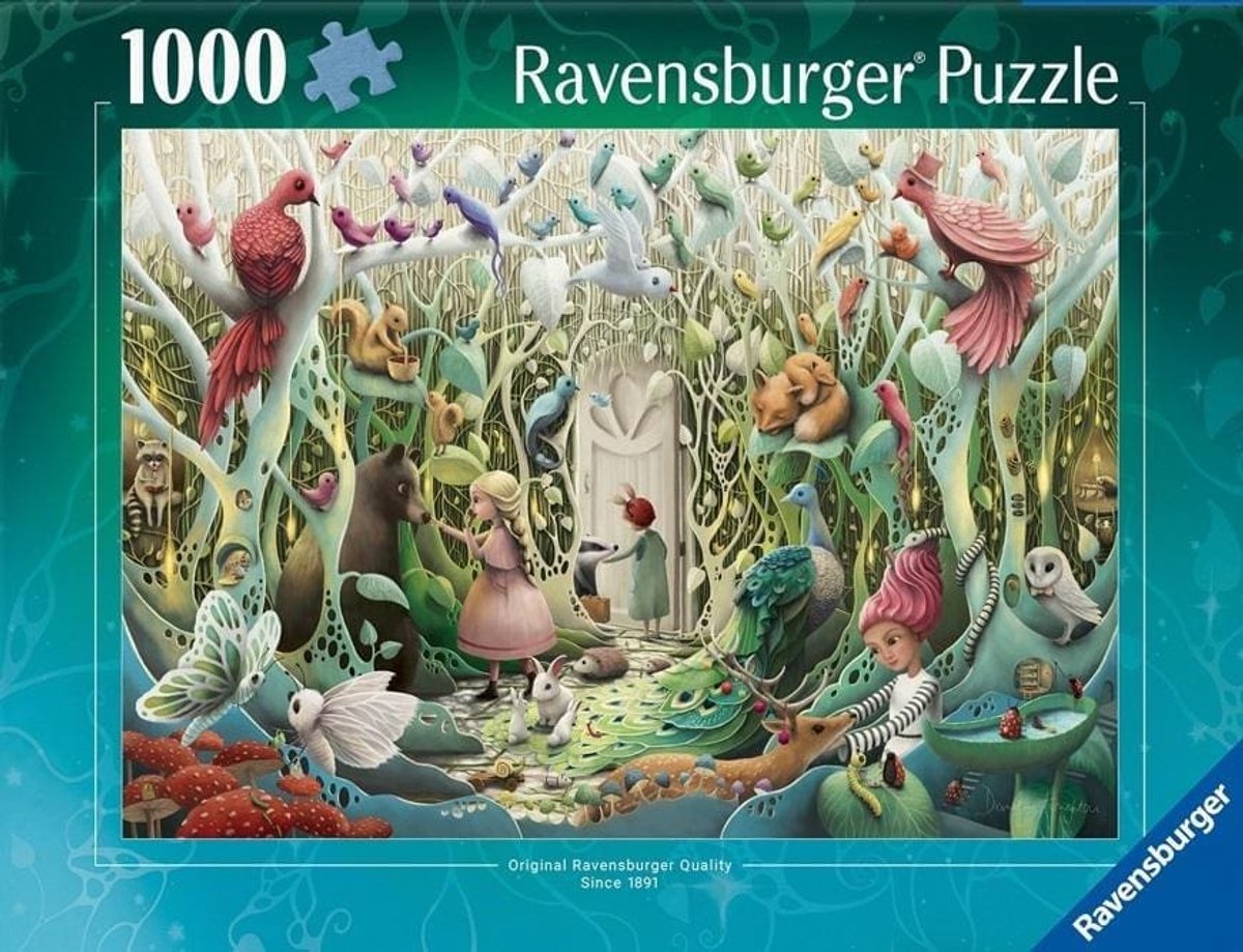 RAVENSBURGER JIGSAW puzzle The Secret Garden, 1000st.