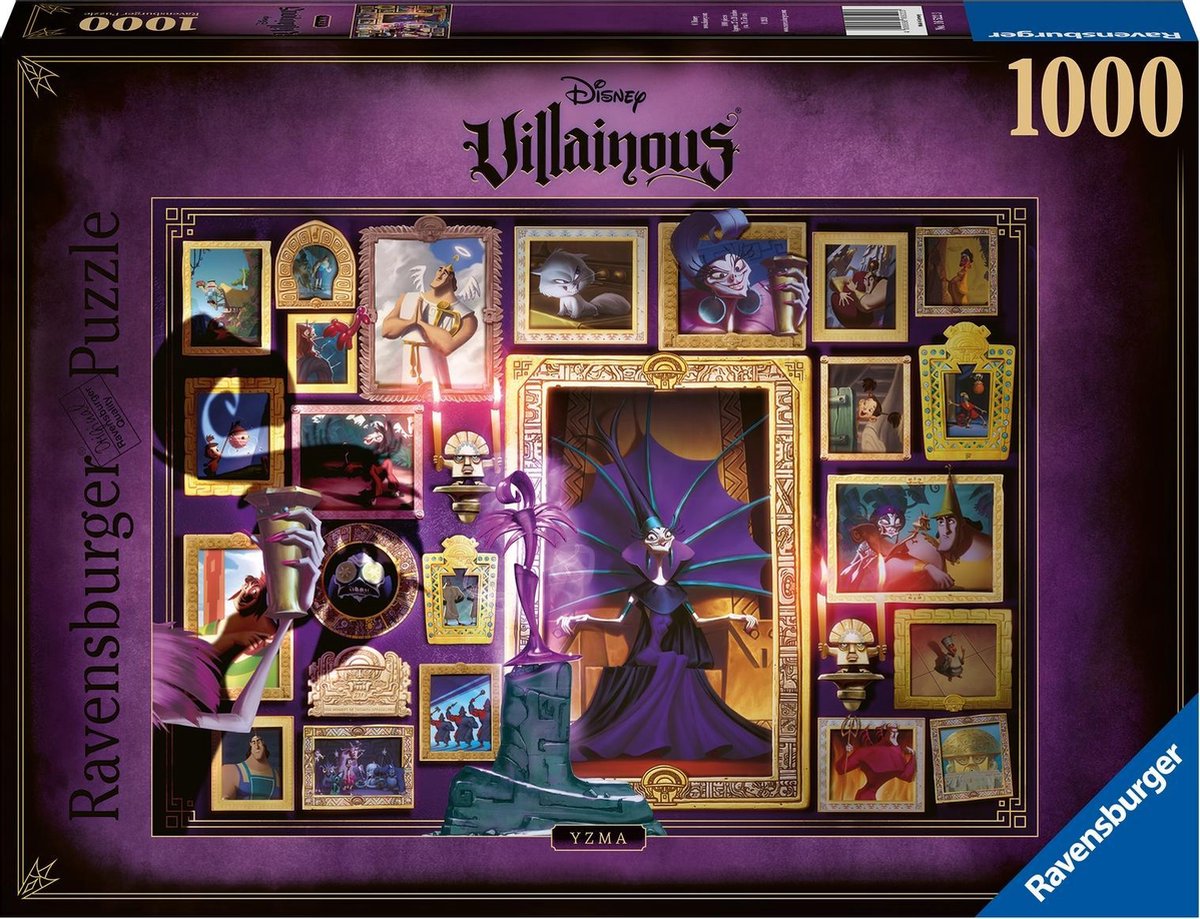 Ravensburger puzzel disney villainous: yzma - legpuzzel - 1000 stukjes