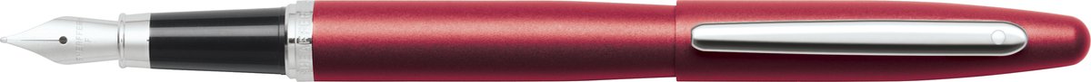 Pluma estilográfica Sheaffer - vfm e9403 - m - niquelado rojo excesivo - sf-e0940353
