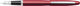 Pluma estilográfica Sheaffer - vfm e9403 - m - niquelado rojo excesivo - sf-e0940353