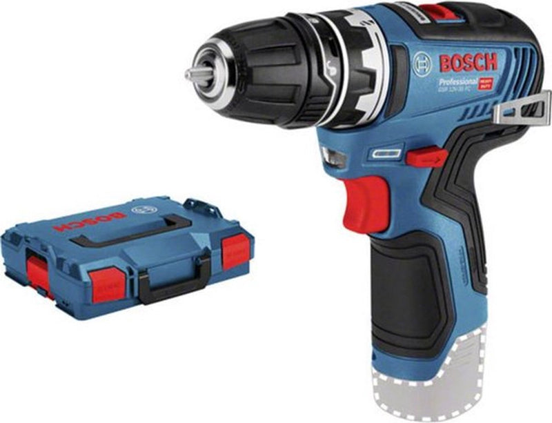Bosch professional gsr 12v-35 fc trapano avvitatore a batteria flexiclick 12v corpo base + 1x attacco in l-boxx - 06019h3002
