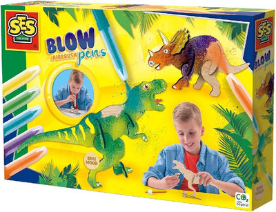 SES blow airbrush bladder pennen dinosaurs