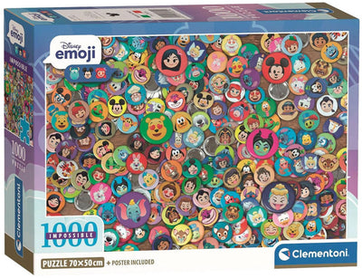 Clementoni - puzzle - 1000 pezzi - personaggi classici - puzzle per adulti - licenza serie speciale