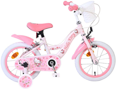 Volare hello kitty kinderfiets - meisjes - 14 inch - roze - twee handremmen