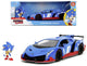 Jada giocattoli jada sonic lamborghini veneno 1:24