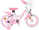 Bicicleta infantil hello kitty - niña - 14 pulgadas - rosa - dos frenos de mano
