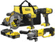 Stanley - tool combination set - impact drill - angle grinder - circular saw - impact screwdriver - 18v