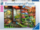 RAVENSBURGER JIGSAW Puzzle Theehuis nel giardino giapponese, 1000st.