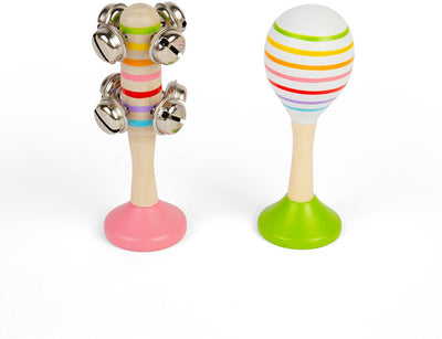 Bigjigs Wooden Musical Shak Set, 2st.