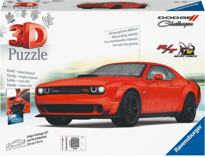 Ravensburger 3D Puzzle Dodge Chall.R T Scat Pack, 108º.