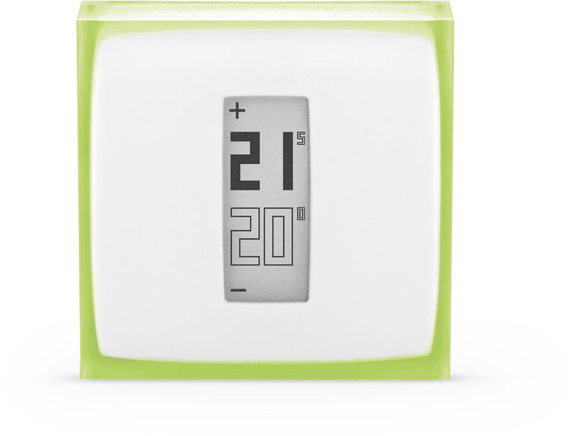 Termostato inteligente modulante Netatmo - termostato inteligente para calefacción central - funciona con Google Home, Alexa Apple Home Kit - inalámbrico - blanco