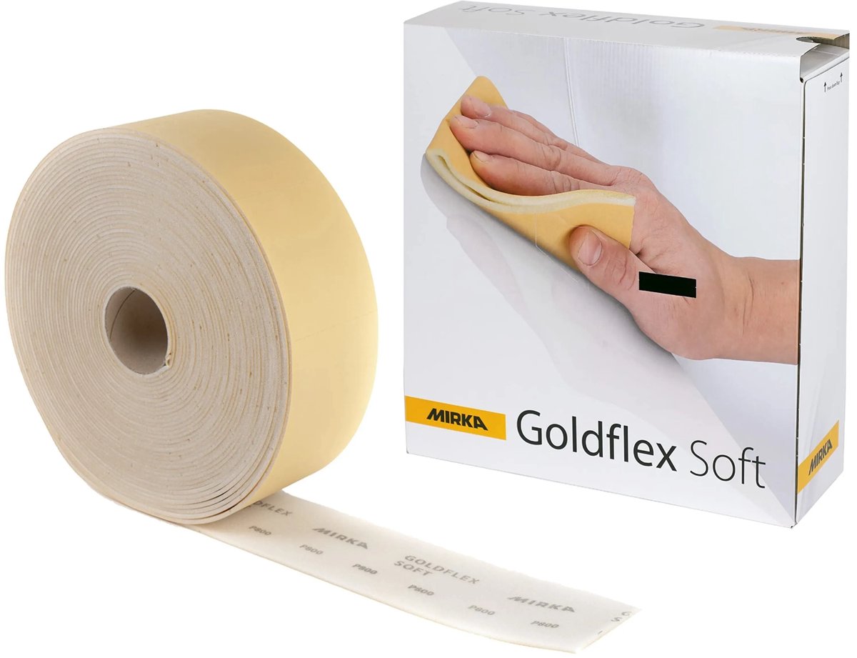 Mirka goldflex rollos blandos 115mm - p150