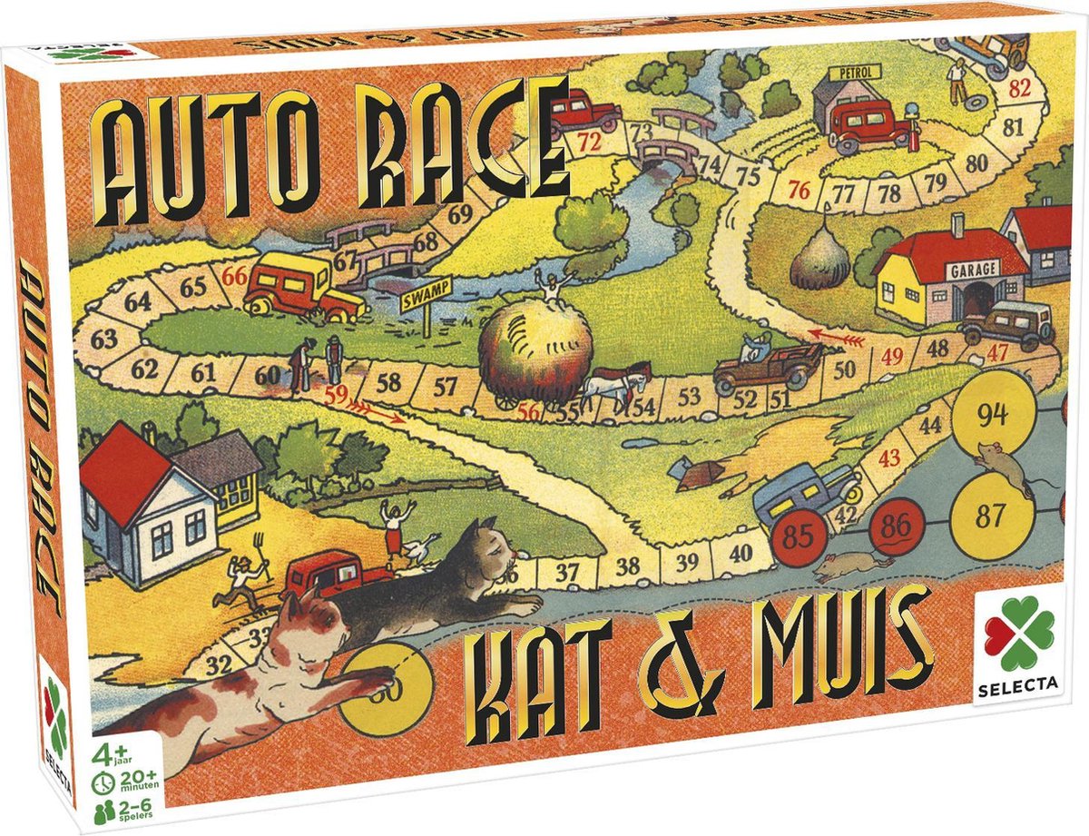 SelectA Board Game Games Da allora - Mouse Kat Auto Race