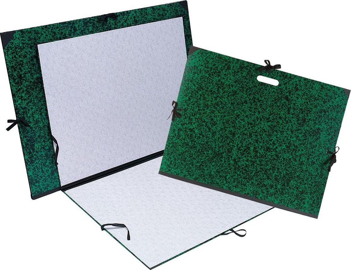 Exacompta drawing folder with ribbons ft 52 x 72 cm