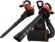 Soffiatore per foglie da giardino Black+decker 3000w con sistema a zaino - beblv300-qs