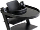 Playtray - piano tavolo per vassoio da pranzo Stokke Tripp Trapp - con cinghia - nero