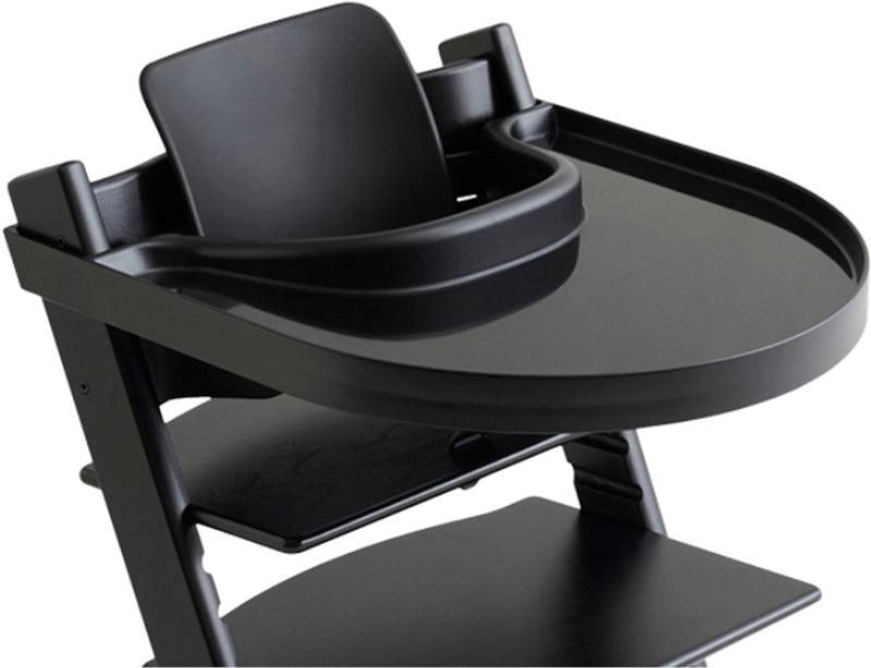 Playtray - piano tavolo per vassoio da pranzo Stokke Tripp Trapp - con cinghia - nero