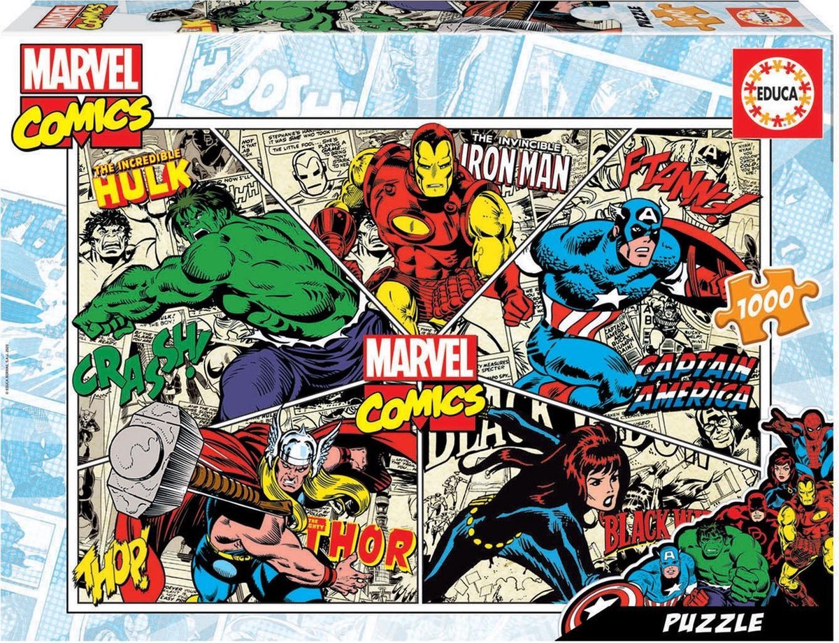 Marvel educa puzzle - comics 1000 teile