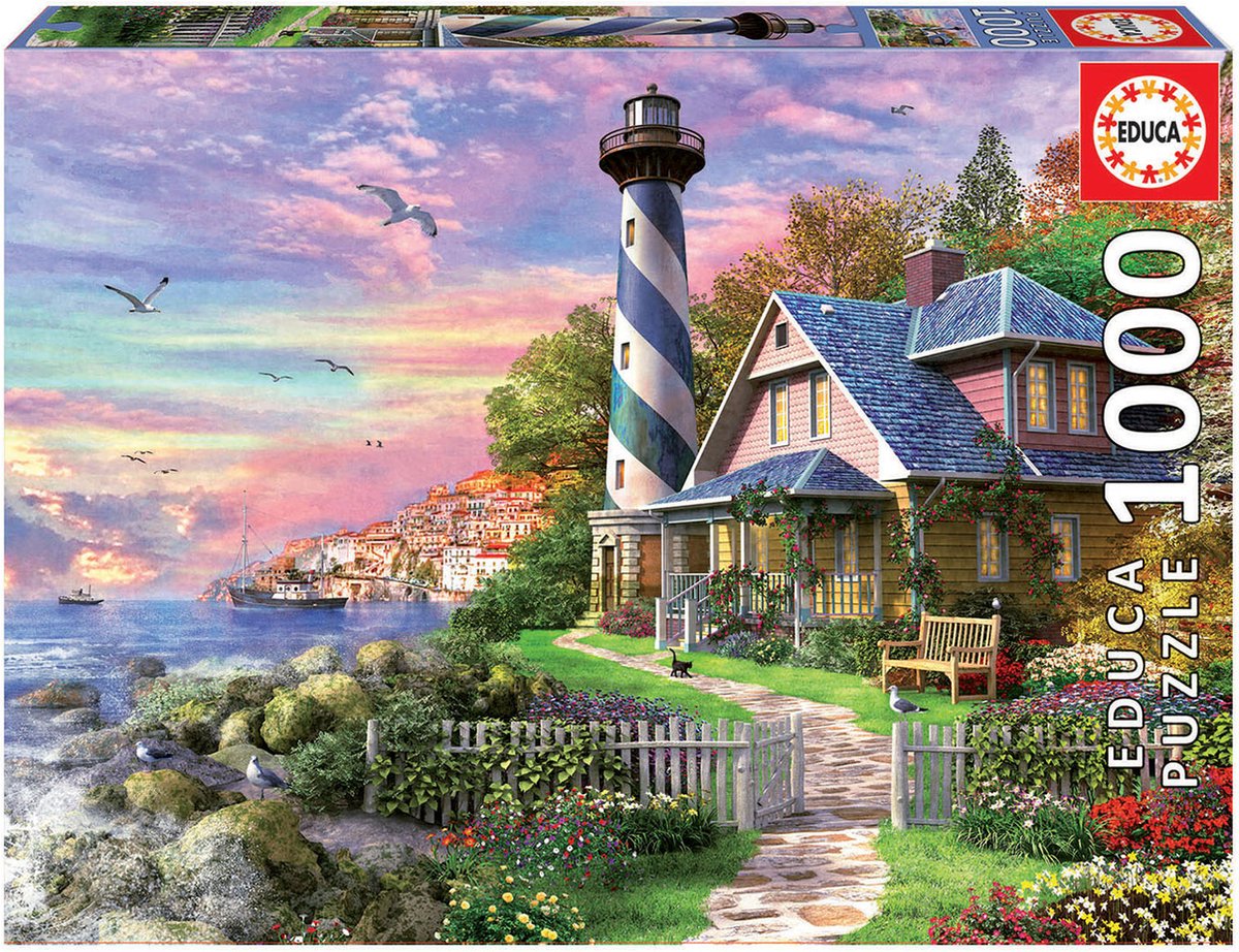 Educa - puzzel - 1000 stukjes - vuurtoren - legpuzzel