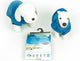 Duvo + accappatoio per cani - blu - 40 cm