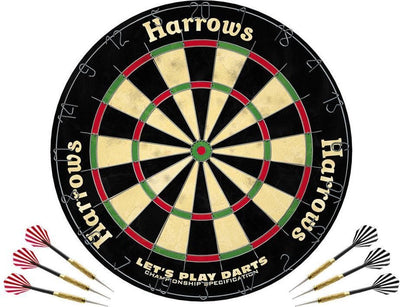 Harrows - let's play darts bristle board