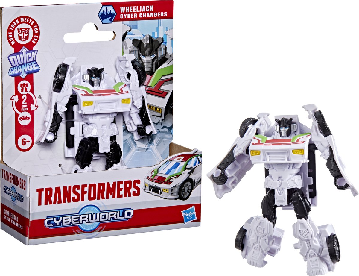 Transformers cyberworld cyber changers wheeljack - action figure 10cm