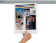 Jalema presentatiesysteem grip | lengte: 120 cm | inclusief magneetbevestiging