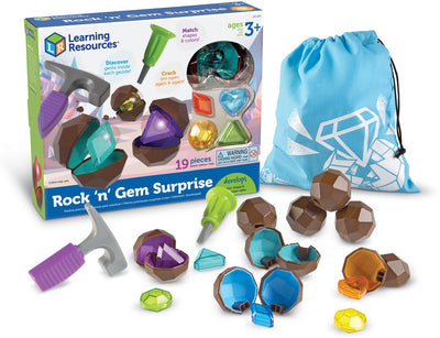 Recursos de aprendizaje sorpresa de rock 'n' gem - experimento - juego de roles - 3+