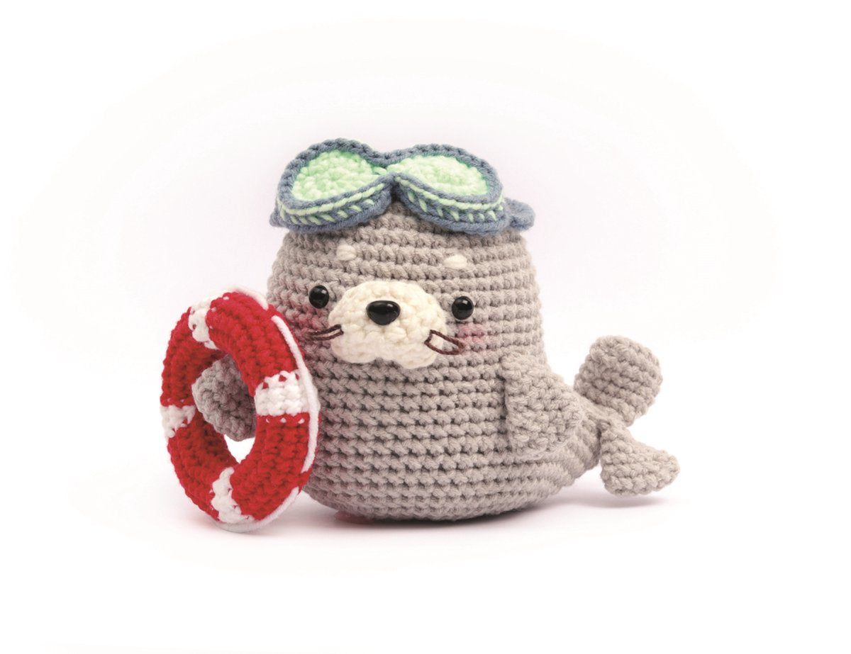 Kit Graine creative amigurumi uncinetto sigillo 13 cm