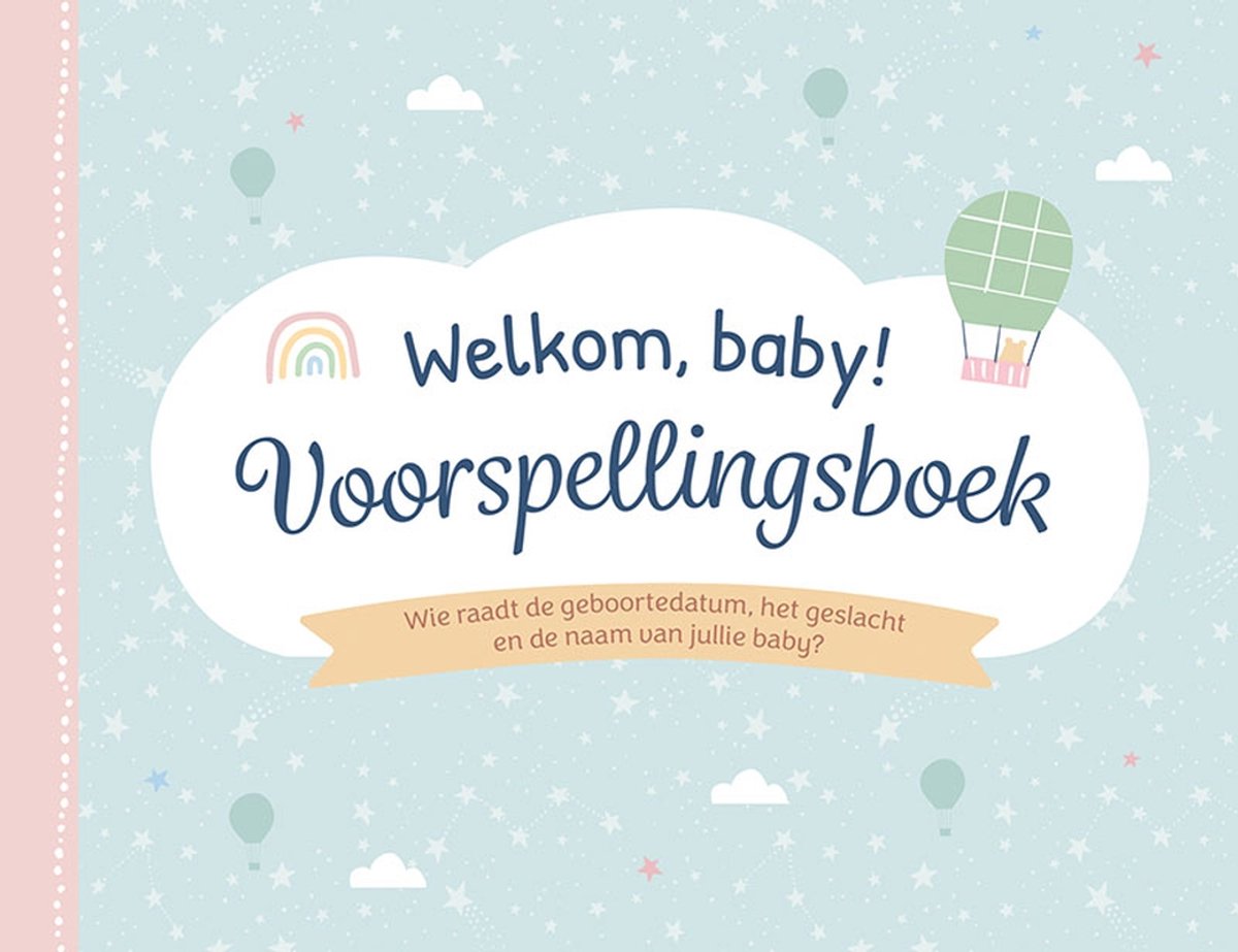 Paperstore deltas welkom baby voorspellingsboek.