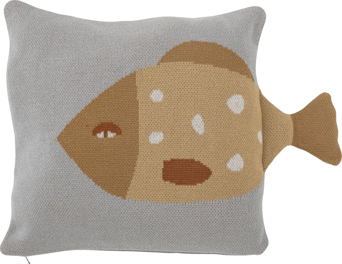 Cuscino mini larle Bloomingville, blu, cotone oeko-tex®